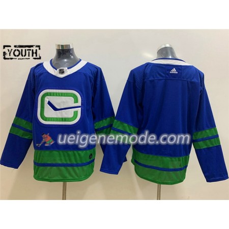 Kinder Eishockey Vancouver Canucks Trikot Alternate Adidas 2019-2020 Blau Authentic